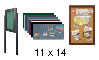 11x14 Outdoor Bulletin Boards and Indoor Cork Boards