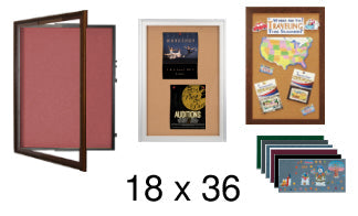 18x36 Bulletin  Cork Boards