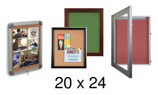 20x24 Enclosed Bulletin Boards