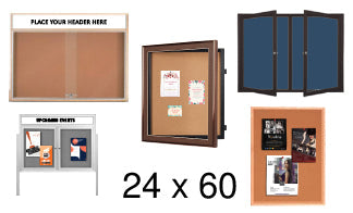 24x60 Bulletin  Cork Boards