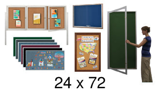24x72 Bulletin Board Displays