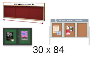 30x84 Cork Boards - All Styles