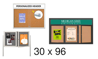 30x96 Cork Boards - All Styles