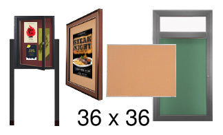 36x36 Bulletin Cork Boards