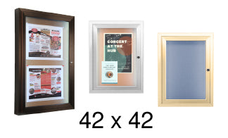 42x42 Framed Bulletin Boards