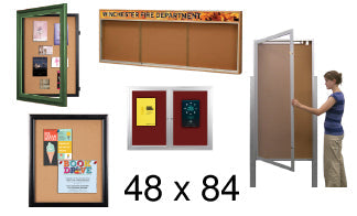 48x84 Outdoor Display Cases