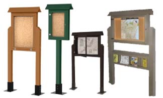 Outdoor Enclosed Message Boards