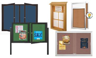 Outdoor Wall Enclosed Bulletin Boards