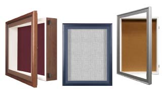 SwingFrame Cork Board Shadowboxes