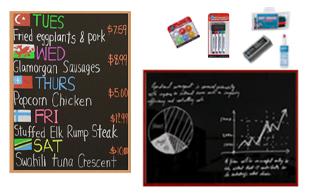 Wood Framed Black Dry Erase Boards (40+ VALUE LINE Marker Board Sizes)