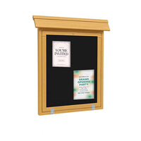 ECO-Design 20x28 Outdoor Wall Mount Mid-Range Information Cork Bulletin Message Boards - Portrait