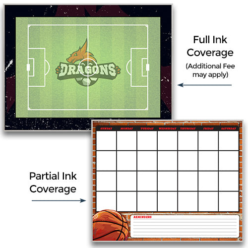 MAGNETIC 24x30 WHITE BOARD DRY ERASE BOARD | COMES IN PORTRAIT or LANDSCAPE ORIENTATION | ADDITIONAL FEES MAY APPLY FOR IMAGES WITH FULL INK COVERAGE