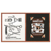 Combo Board 60x48 Decorative Wood Framed Cork Bulletin Marker Board (Open Face with Decorative Wood Trim)