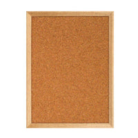 DECORATIVE WOOD FRAMED CORK BULLETIN BOARD 36x60 (SHOWN IN PORTRAIT)