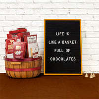 Colorful Framed Access Letterboards 12" x 18" | Shown in Gold Bullion Finish