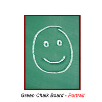 VALUE LINE 36x60 GREEN CHALK BOARD with WOOD FRAME BORDER (SHOWN IN PORTRAIT ORIENTATION)