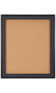 Swing Open Designer Enclosed Metal Bulletin Board 11x14