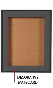 Designer Metal Bulletin Board SwingFrames with Lights | Swing Open Frame in 8 Sizes + Custom