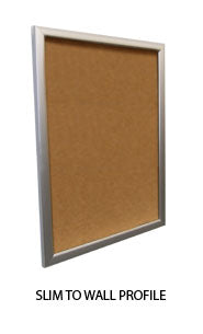 Extra Large 48 x 72 Super Wide-Face Enclosed Bulletin Cork Board SwingFrames