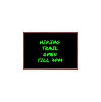 11x17 Wood Framed Black Dry Erase Marker Boards