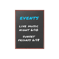 12x16 Wood Framed Black Dry Erase Marker Boards