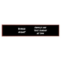 12x72 Wood Framed Black Dry Erase Marker Boards