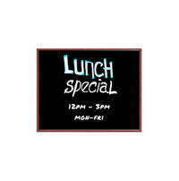 18x24 Wood Framed Black Dry Erase Marker Boards