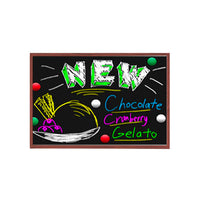 24x30 Wood Framed Black Dry Erase Marker Boards