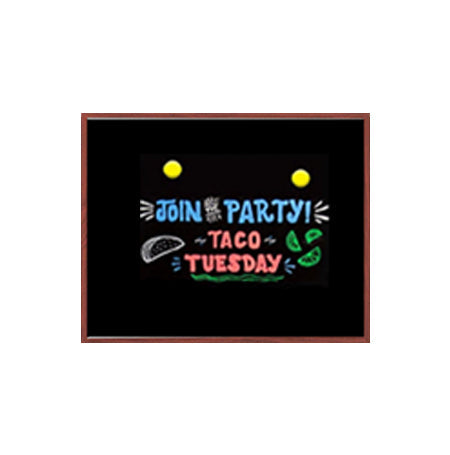 22x28 Wood Framed Black Dry Erase Marker Boards