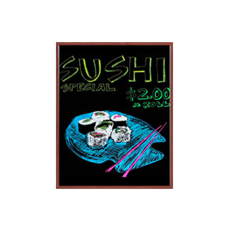 22x28 Wood Framed Black Dry Erase Marker Boards