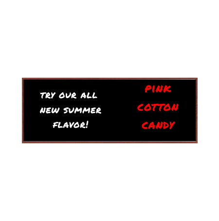 24x72 Wood Framed Black Dry Erase Marker Boards