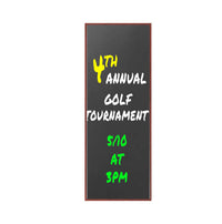 24x72 Wood Framed Black Dry Erase Marker Boards