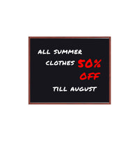 30x36 Wood Framed Black Dry Erase Marker Boards