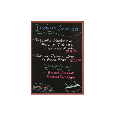 30x40 Wood Framed Black Dry Erase Marker Boards