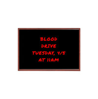 36x48 Wood Framed Black Dry Erase Marker Boards