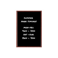 36x48 Wood Framed Black Dry Erase Marker Boards
