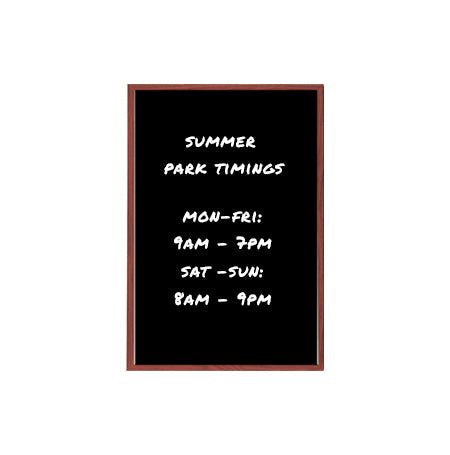 36x48 Wood Framed Black Dry Erase Marker Boards