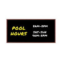 36x72 Wood Framed Black Dry Erase Marker Boards