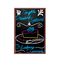 36x84 Wood Framed Black Dry Erase Marker Boards