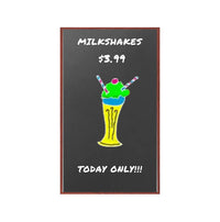 48x84 Wood Framed Black Dry Erase Marker Boards