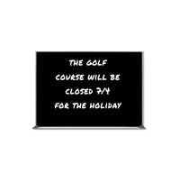 Value Line 12x18 Black Wet Erase Marker Board with Aluminum Frame