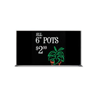 Value Line 36x84 Black Wet Erase Marker Board with Aluminum Frame