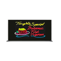 Value Line 24x48 Black Wet Erase Marker Board with Aluminum Frame