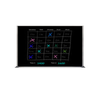 Value Line 48x72 Black Wet Erase Marker Board with Aluminum Frame