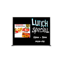 22x28 Magnetic Black Dry Erase Marker Board with Aluminum Frame