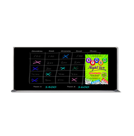 24x60 Magnetic Black Dry Erase Marker Board with Aluminum Frame