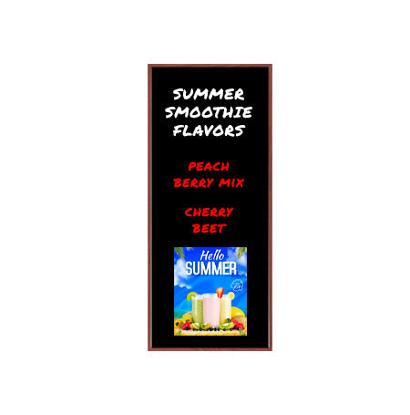 Wood Frame 24x60 Magnetic Black Wet Erase Marker Board | Porcelain on Steel