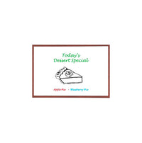 11x17 Wood Framed White Board Dry Erase Marker Boards