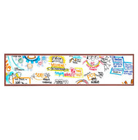 24x96 Wood Framed White Board Dry Erase Marker Boards