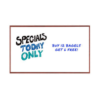 48x84 Wood Framed White Board Dry Erase Marker Boards